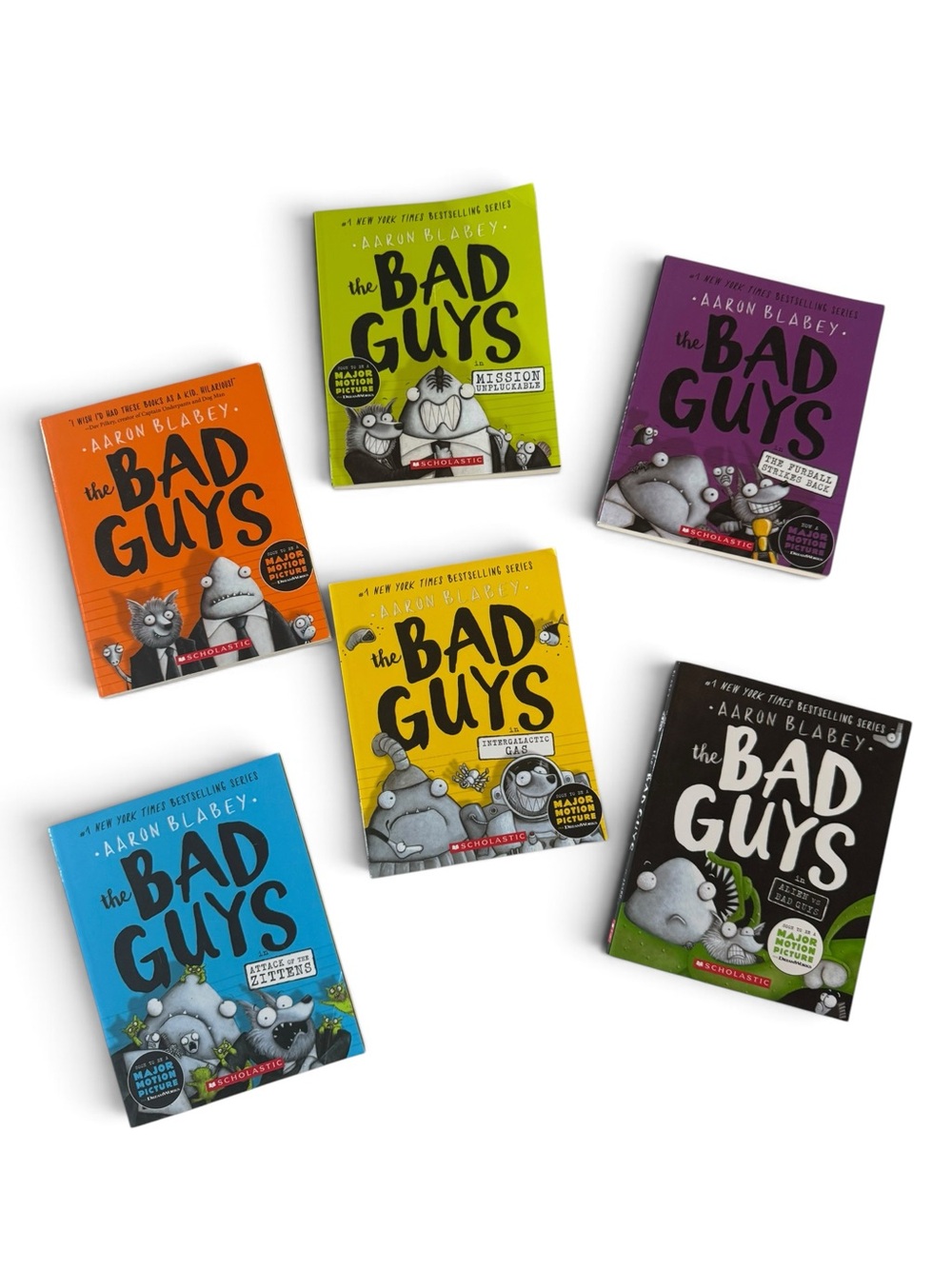 The Bad Guys Graphic Novel Books #1-6